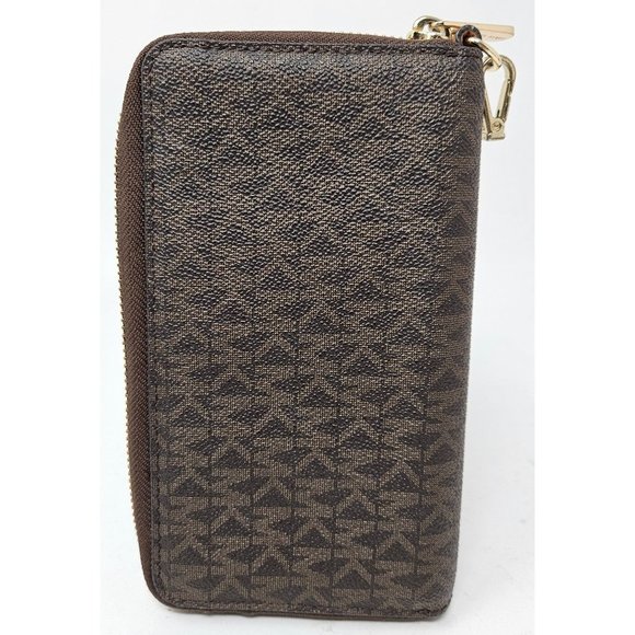 Michael Kors MK Signature Large Flat Multi-Function Phone Case Wallet Wristlet - Picture 2 of 6